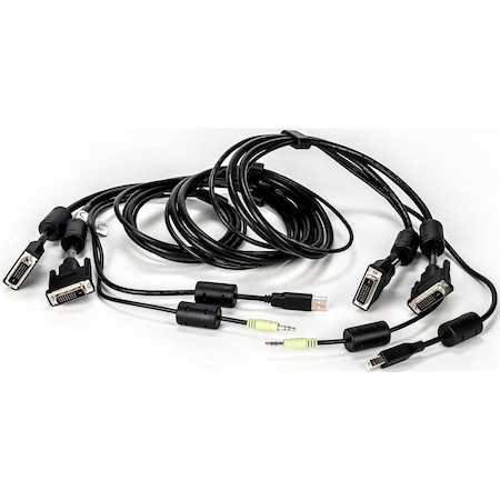 Vertiv Cable, 2-Dvi-D/1-Usb/1-Aud, 6Ft CBL0152